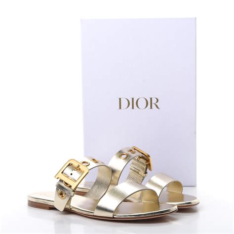 gold dior sliders|christian Dior sliders women.